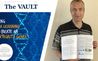 cryptovision publishes article about alternative eID financing models in “The Vault”