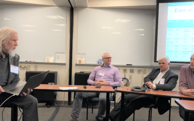 Klaus Schmeh in panel discussion with Whitfield Diffie