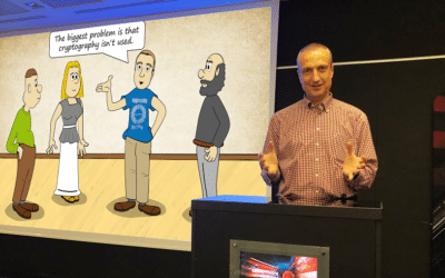 Klaus Schmeh gives keynote at hacker conference in Warsaw