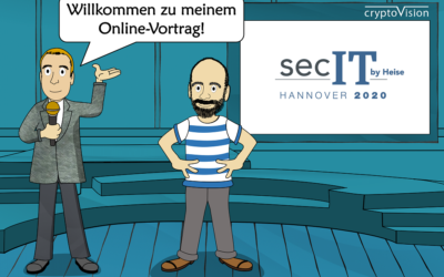 Klaus Schmeh lectures with Bruce Schneier – via video conference